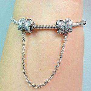 Charm S925 Butterflies chain for Pandora Bracelet